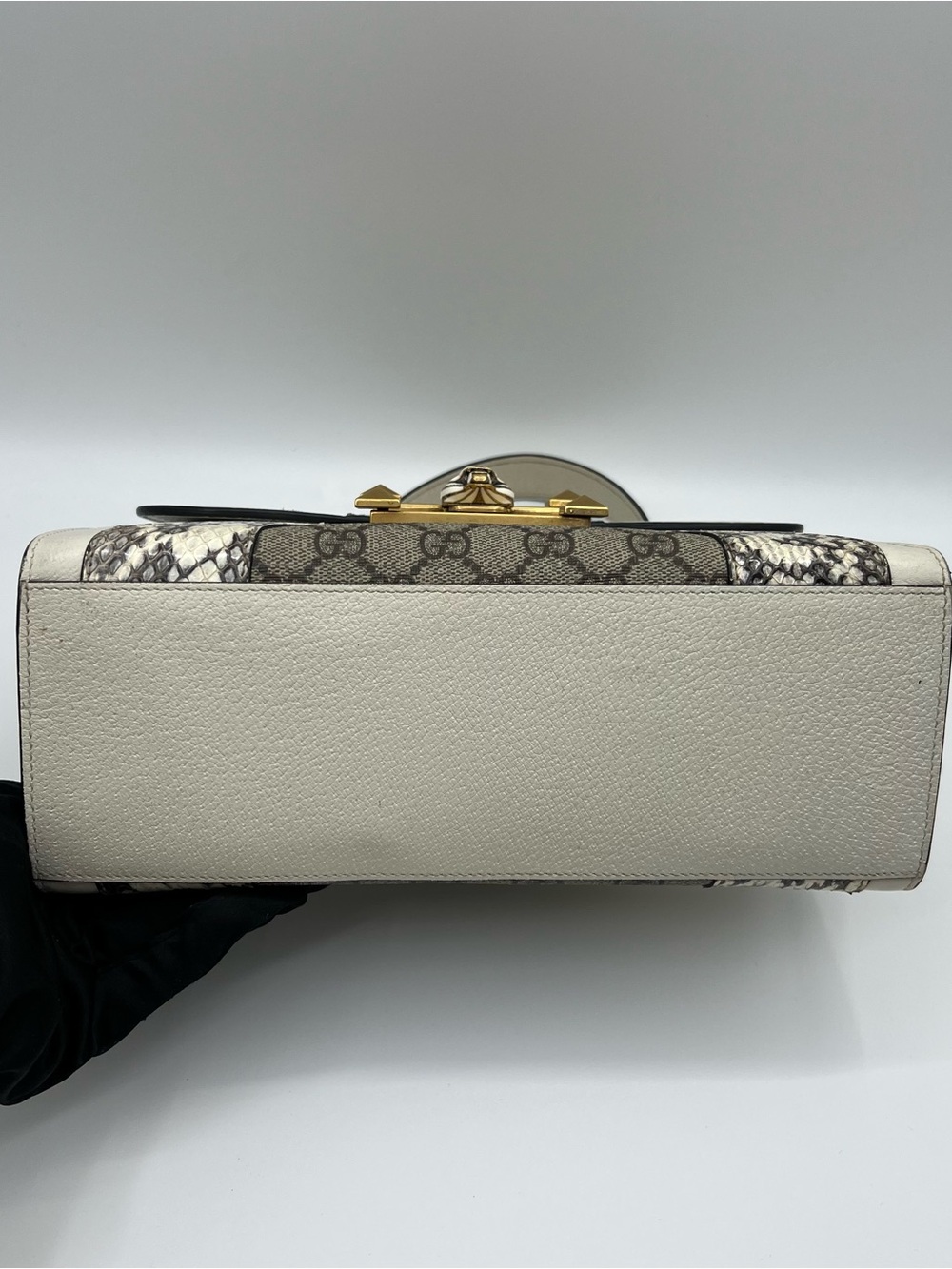Gucci Osiride Top-handle Crossbody in beige Python&calfskin&canvas gold hardware - Picture 4 of 16